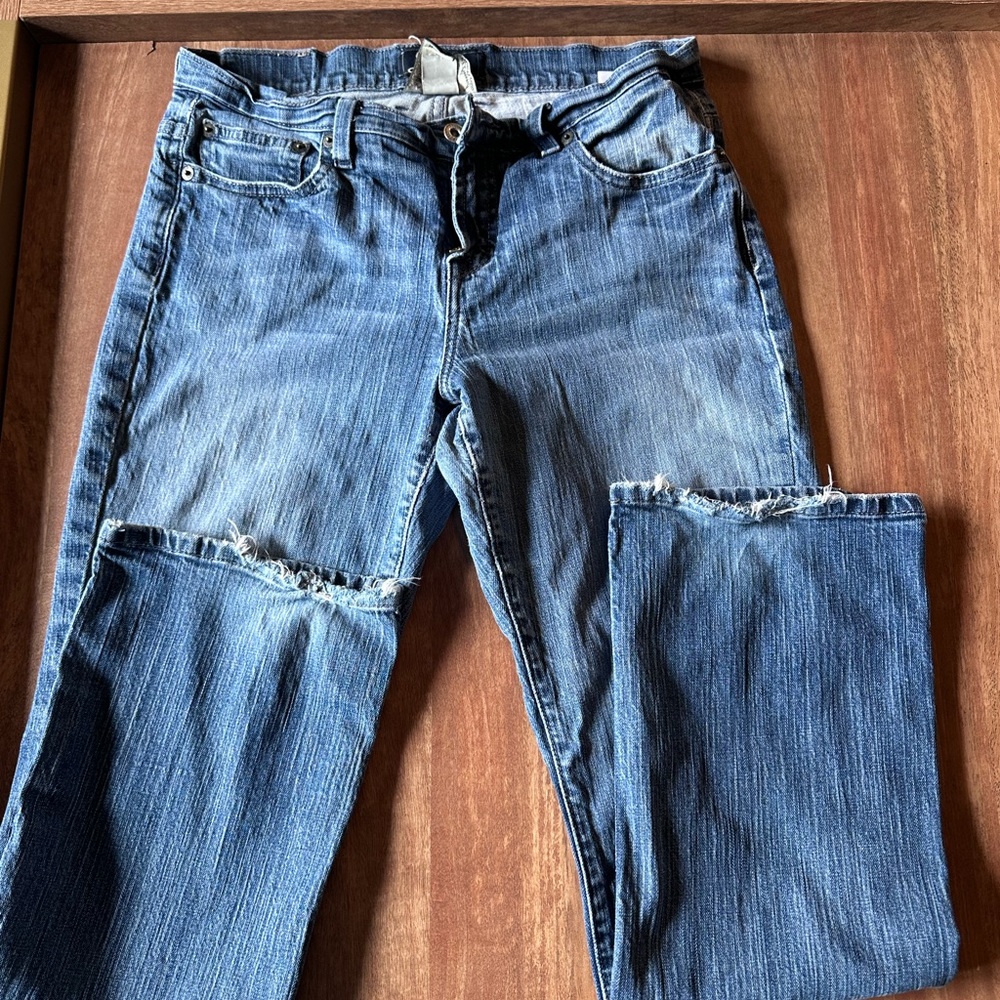 Lucky Brand Blue Boyfriend Jeans